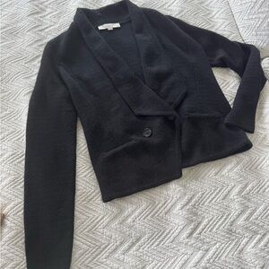 LOFT Black Sweater Blazer SP